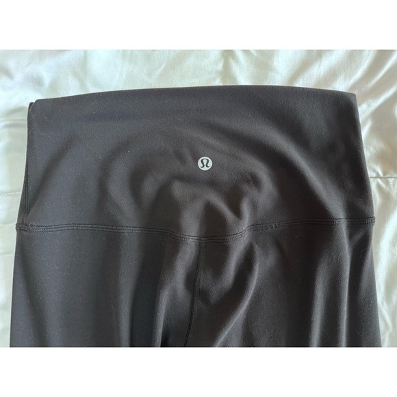 LULULEMON Align HR Pant Womens Size 6 Black Stretch Athleisure 21" Leggings EUC - Picture 7 of 8